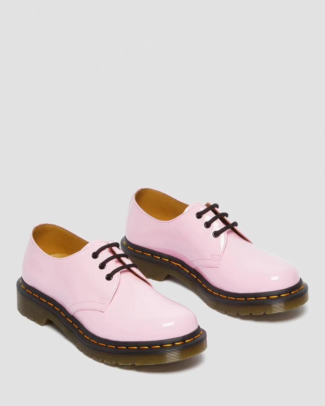 1461 Women's Pale Pink Patent Leather Oxford Shoes