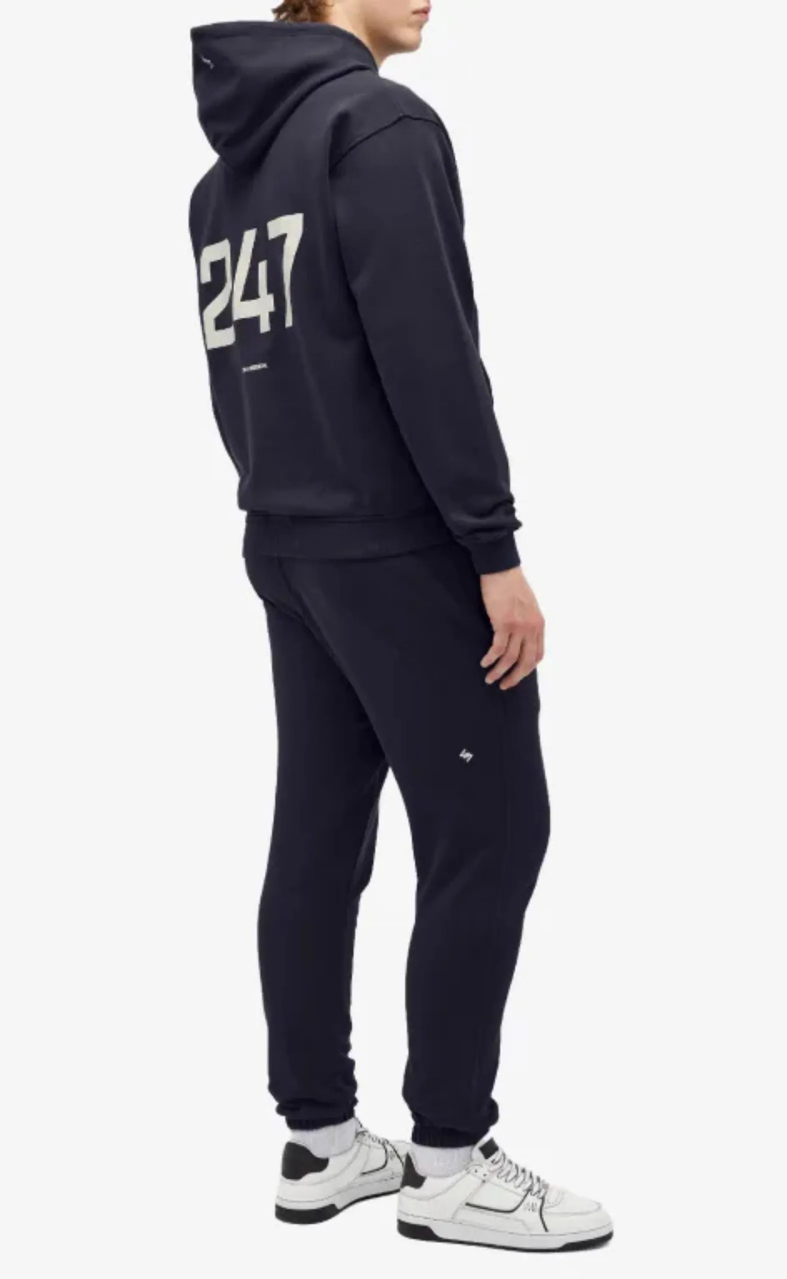 247 OVERSIZED NAVY HOODIE