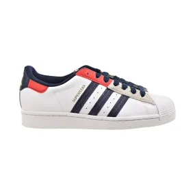 Adidas Superstar Men's Shoes Cloud White-Legend Ink-Red