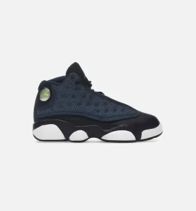 Air Jordan 13 Retro Brave Blue Preschool Lifestyle Shoe - Navy Blue Free Shipping