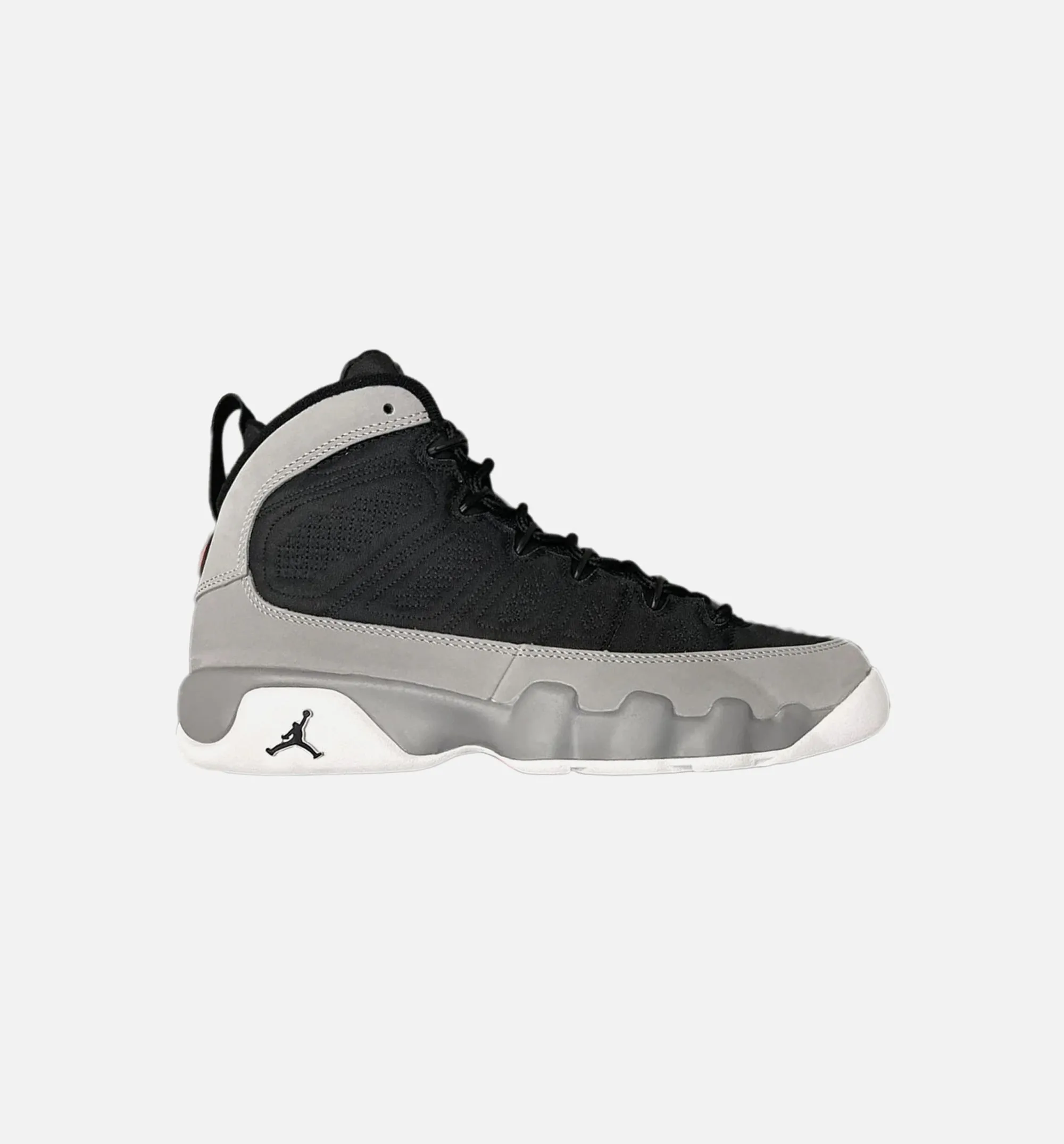 Air Jordan 9 Retro Particle Grey Grade School Lifestyle Shoe - Grey/Black