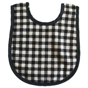 Alimrose Bib Black Check Linen