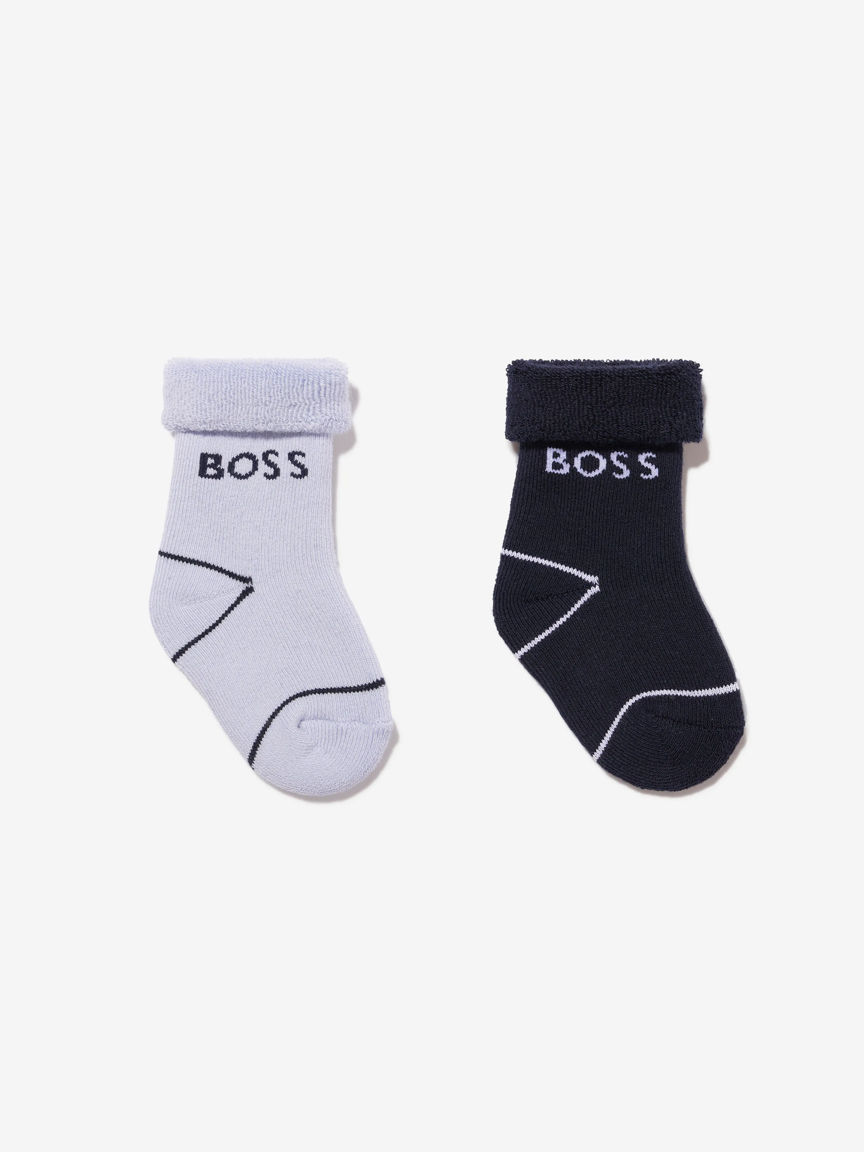 Baby Boys 2 Pack Socks Set in Navy