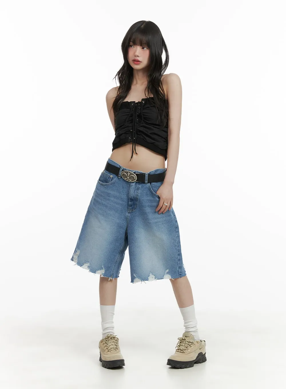 Baggy Denim Jorts (UNISEX) CA419