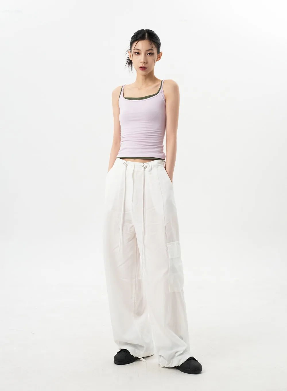 Baggy Parachute Pants Unisex CY311