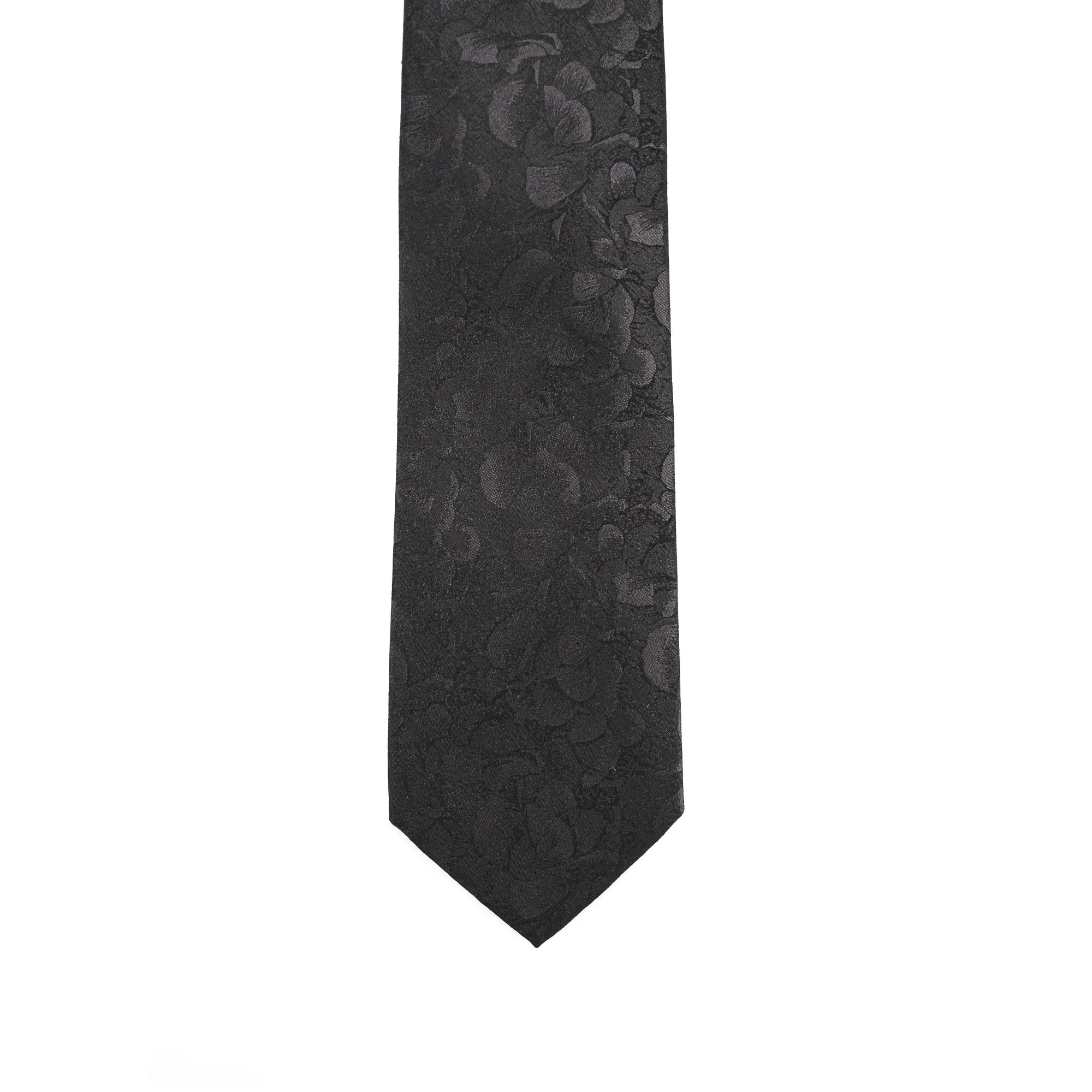 Black Satin Tie