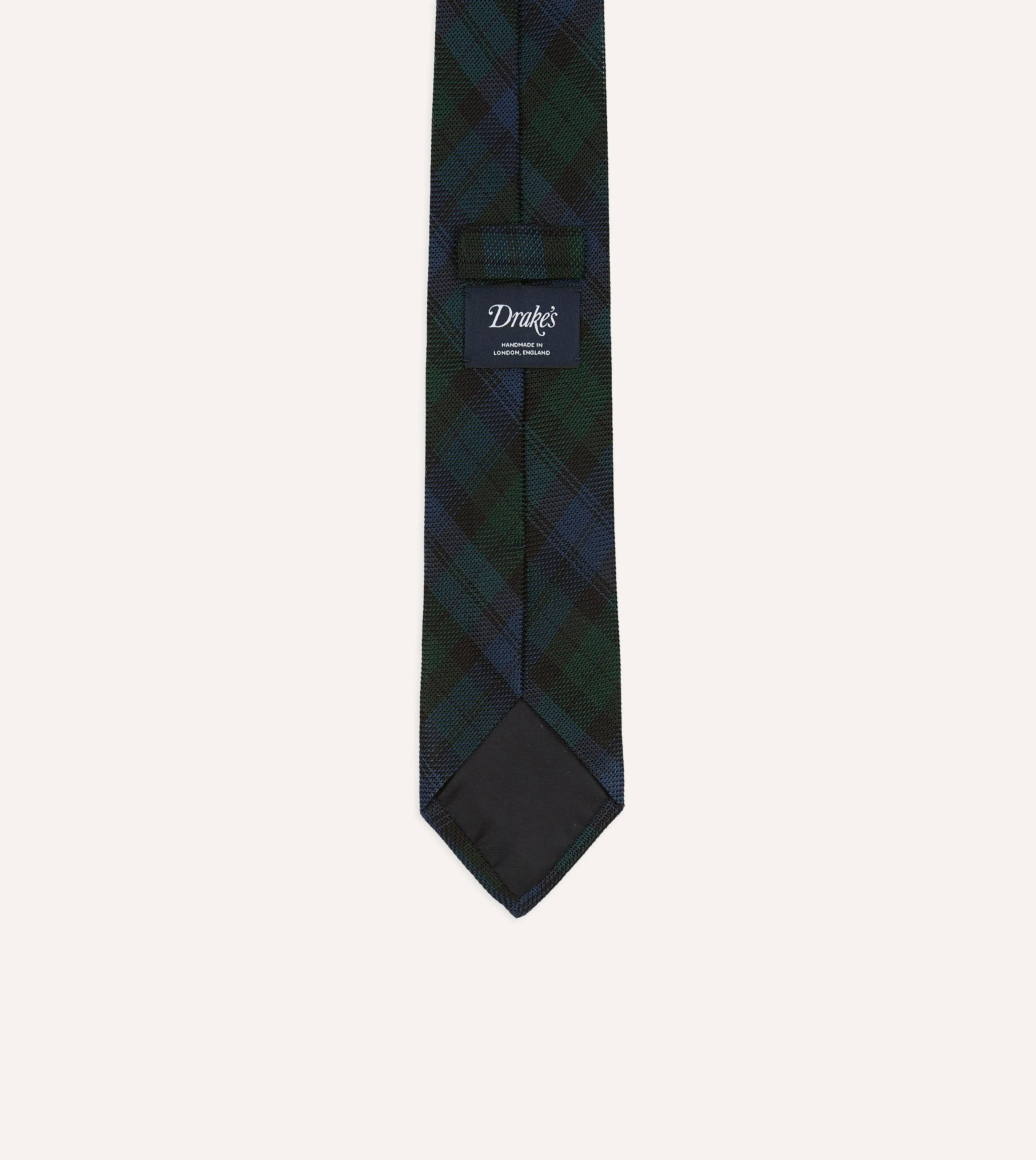 Blackwatch Fine Woven Grenadine Silk Tipped Tie