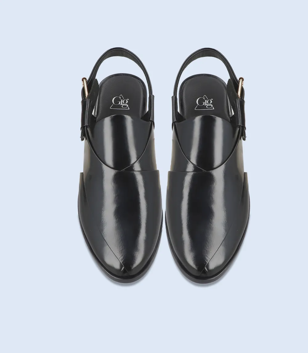 BM5612-BLACK-Men Peshawari's