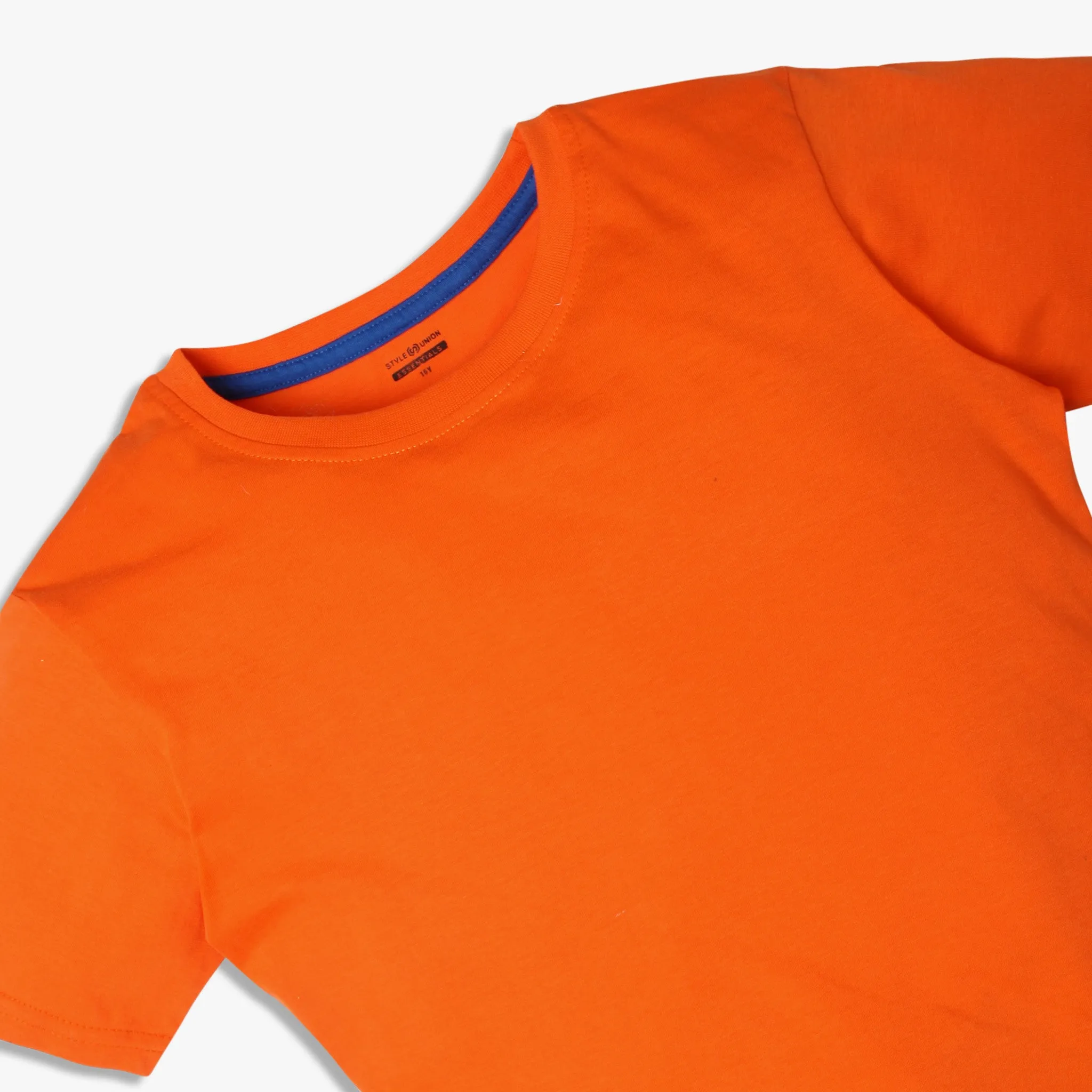 Boy's Regular Fit Solid T-Shirt