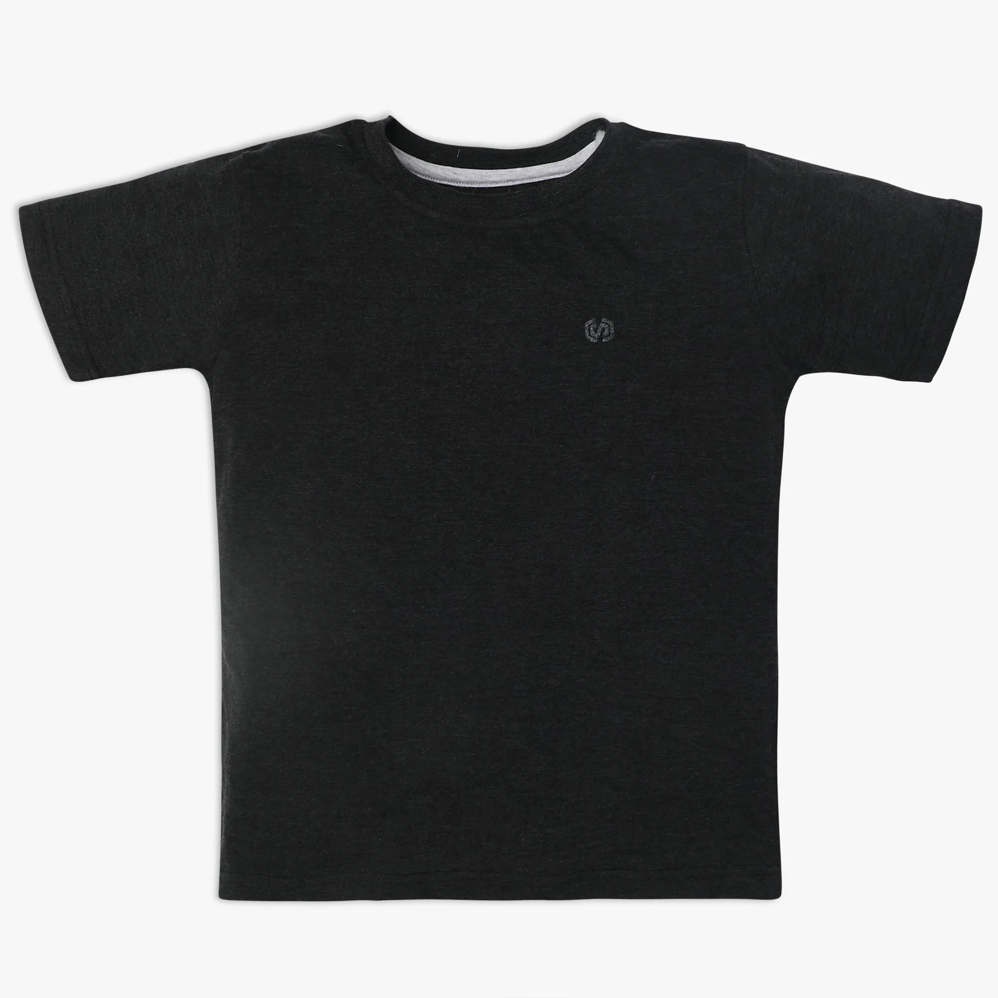 Boy's Regular Fit Solid T-Shirt