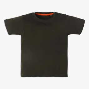 Boy's Regular Fit Solid T-Shirt