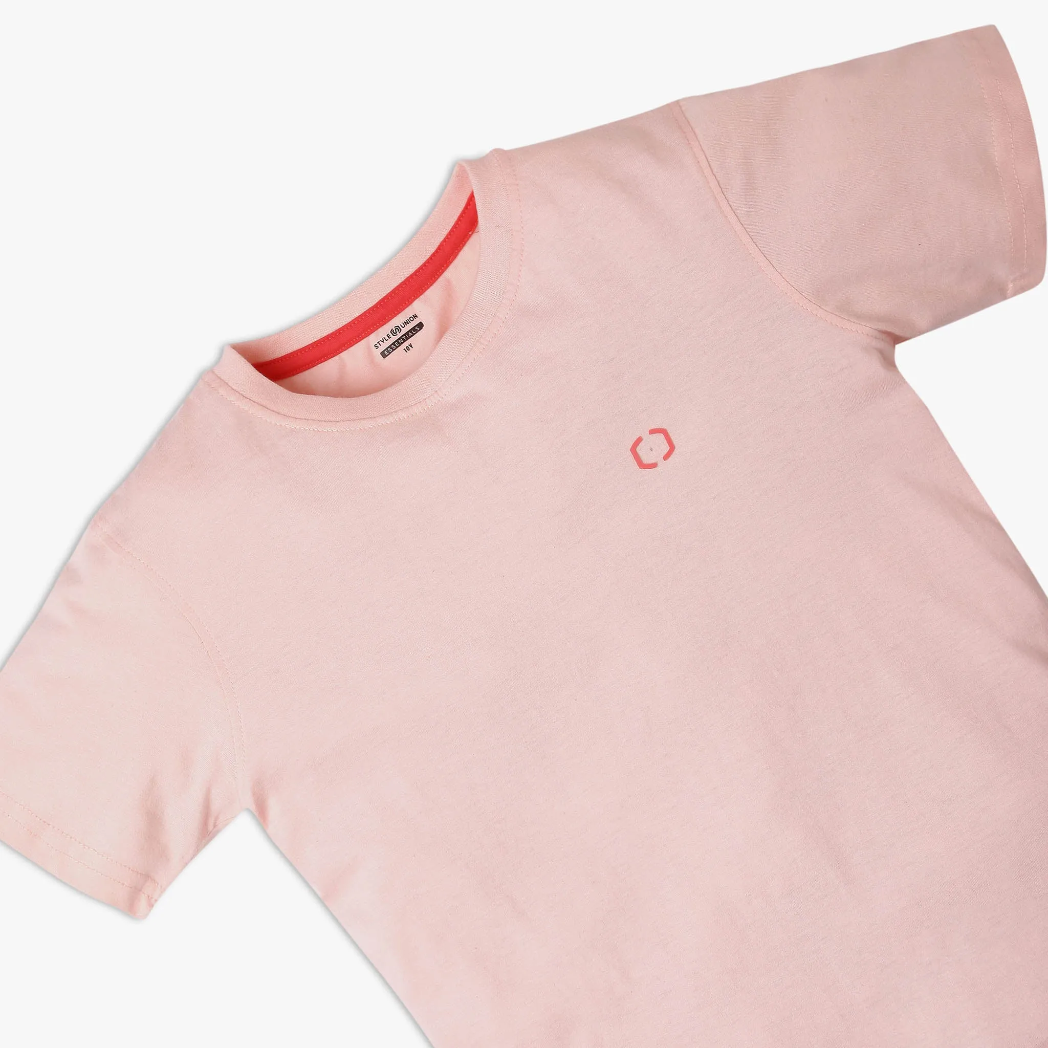 Boy's Regular Fit Solid T-Shirt