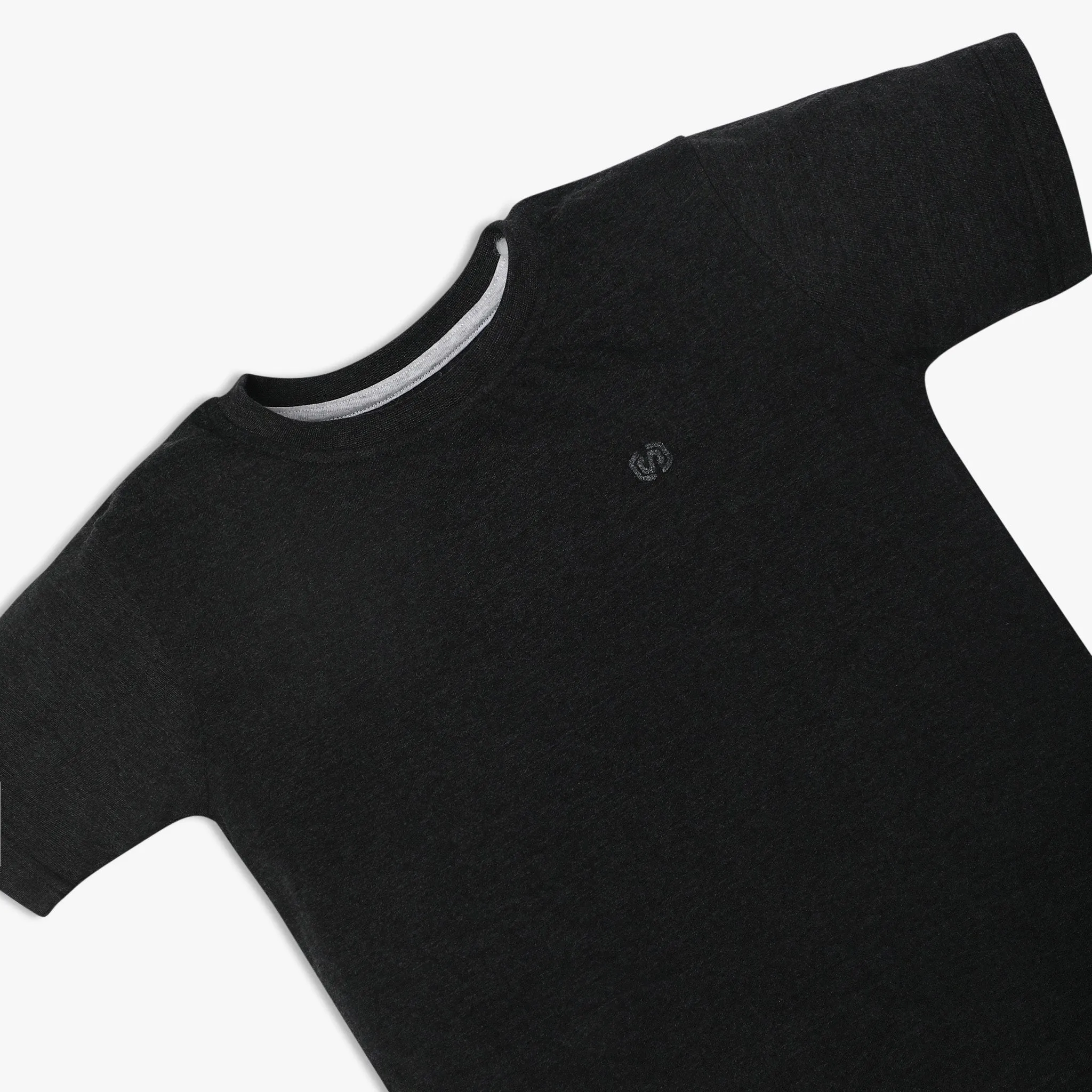 Boy's Regular Fit Solid T-Shirt