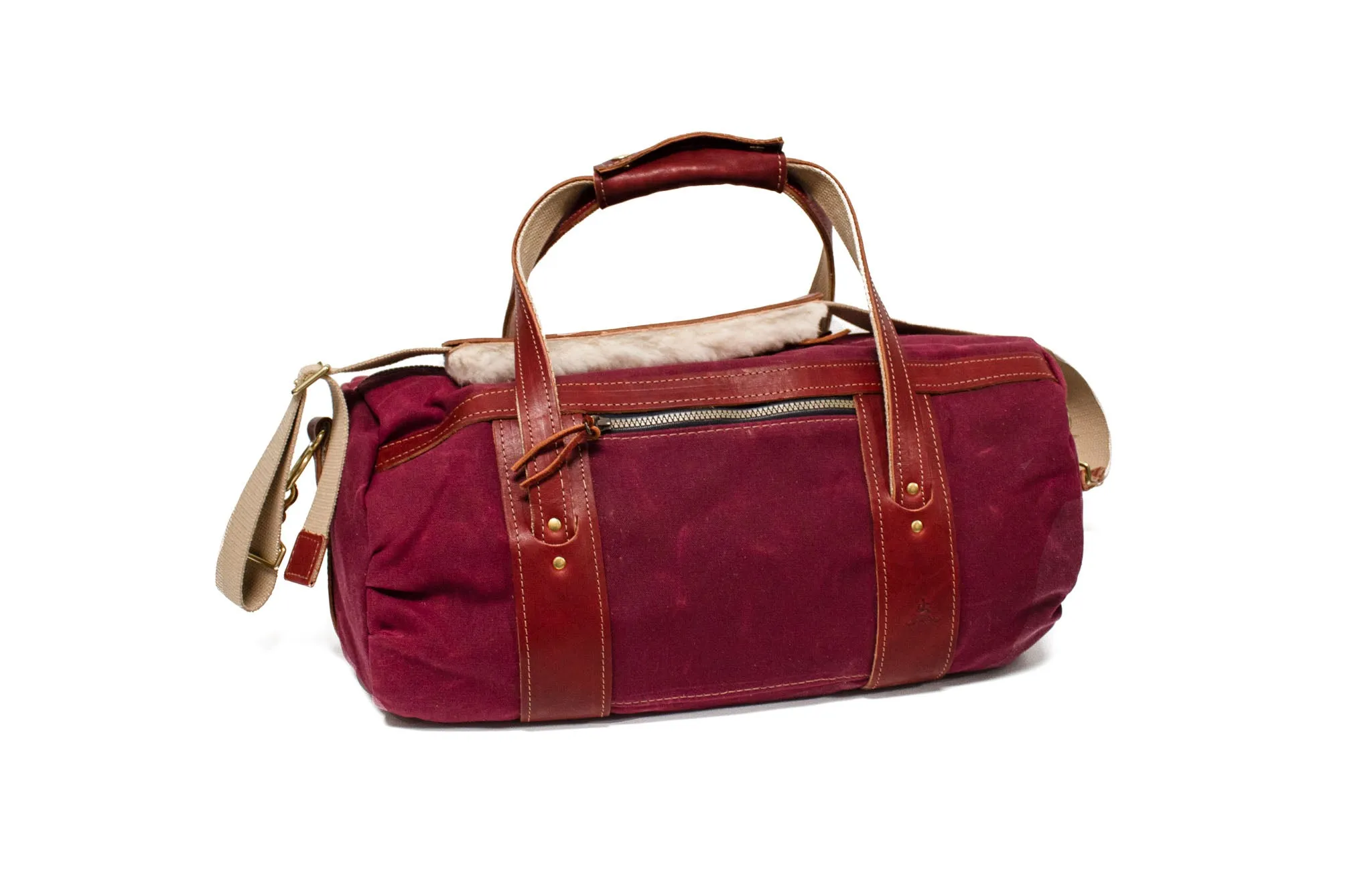 Burgundy Club Duffel Bag