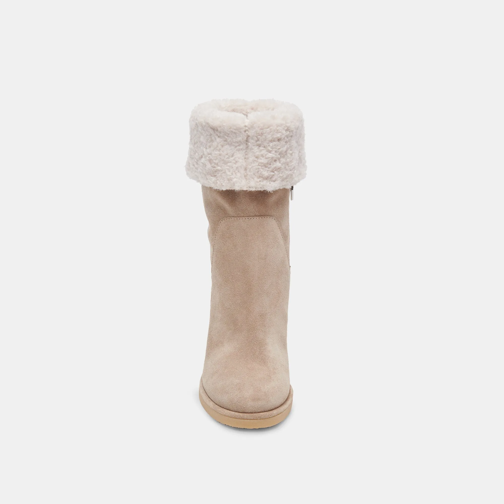 CADDIE PLUSH BOOTS ALMOND SUEDE