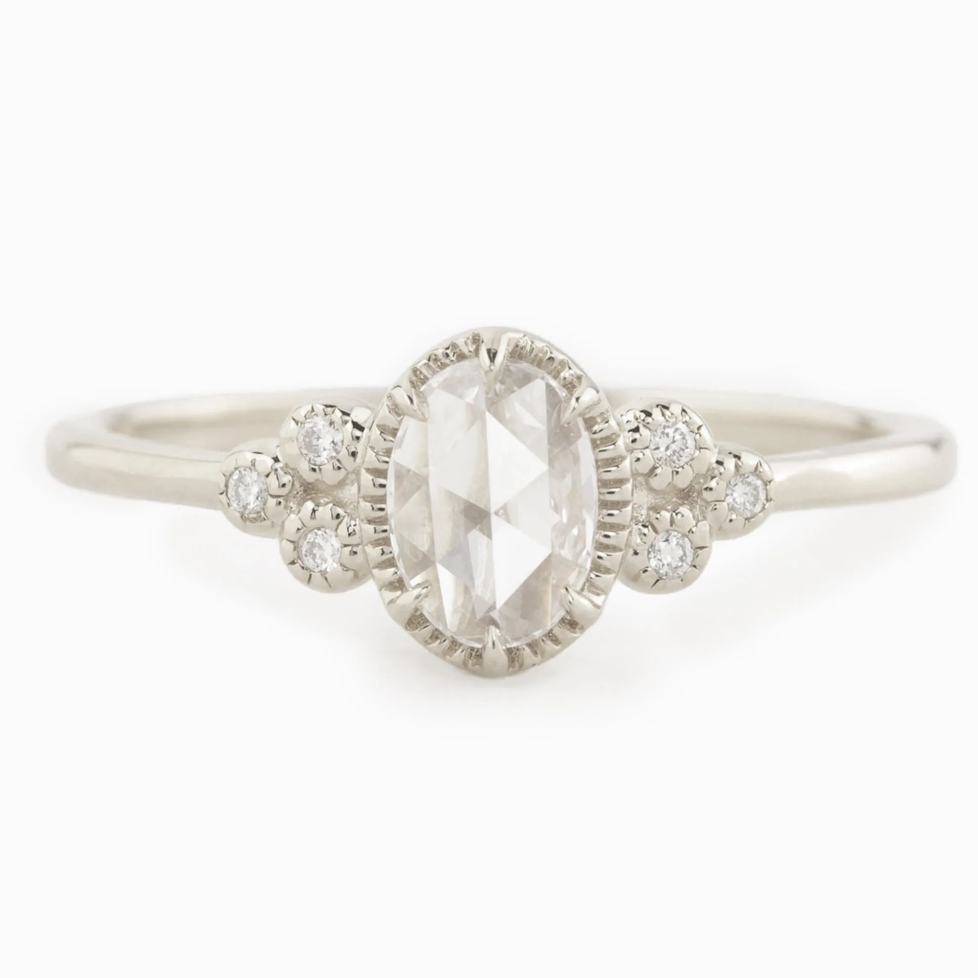 Celine Oval Rose Cut Diamond Ring (Choose your own diamond)