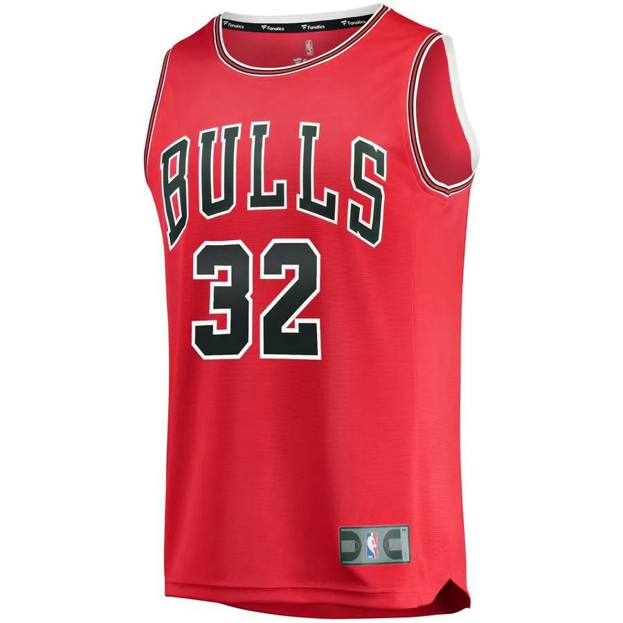 Chicago Bulls Kris Dunn Fanatics Branded Fast Break Player Icon Jersey Kids - Red | Ireland Z6441T9