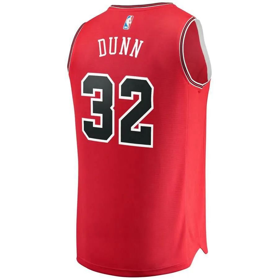 Chicago Bulls Kris Dunn Fanatics Branded Fast Break Player Icon Jersey Kids - Red | Ireland Z6441T9