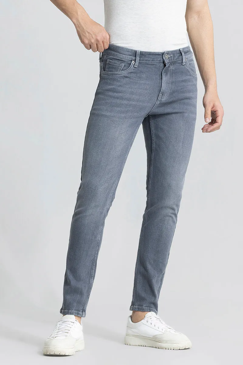 Claude Charcoal Grey Skinny Fit Jeans