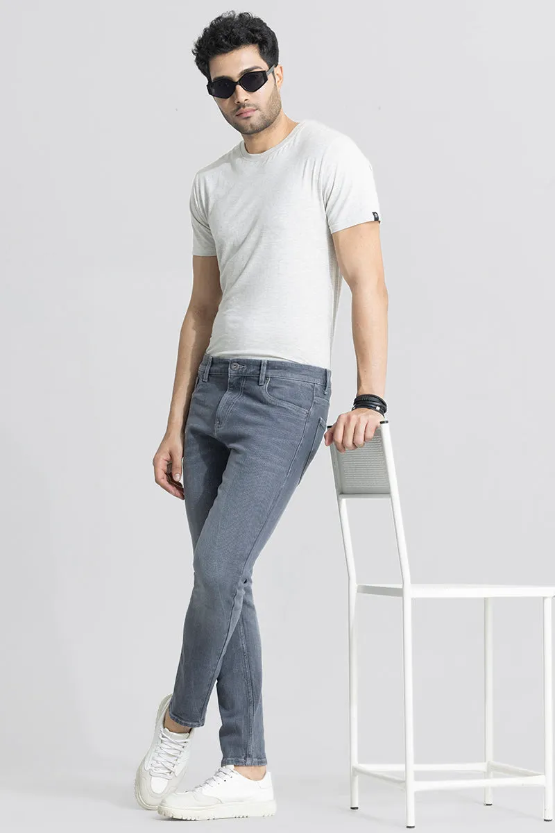 Claude Charcoal Grey Skinny Fit Jeans