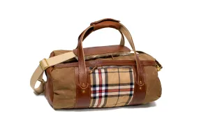 Club Duffel Bag- Thomsen Camel Tartan