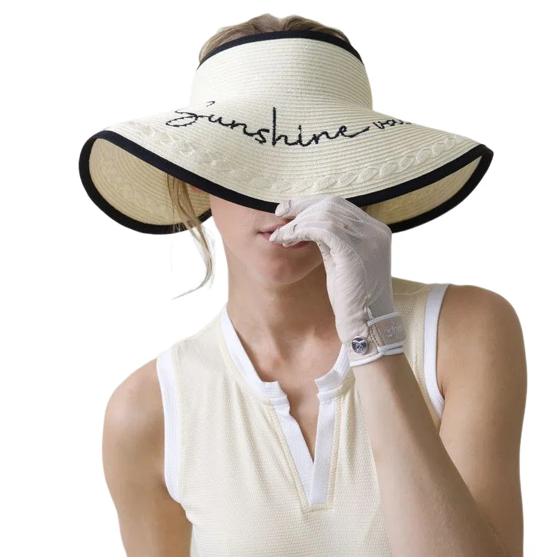 Daily Sports Visor Straw Amalfi