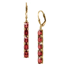 Decadent Garnet Earrings