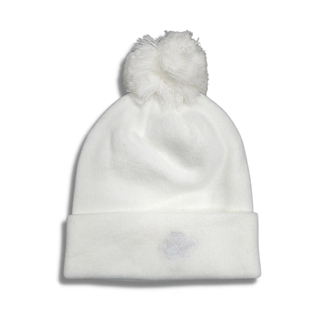 Diamond Kicks Beanie (White)