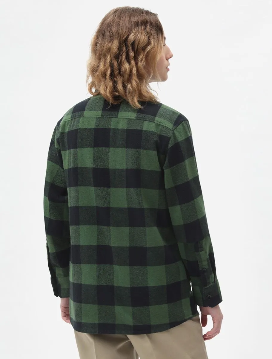 Dickies Unisex checked shirt New Sacramento DK0A4XDZPG pine green 