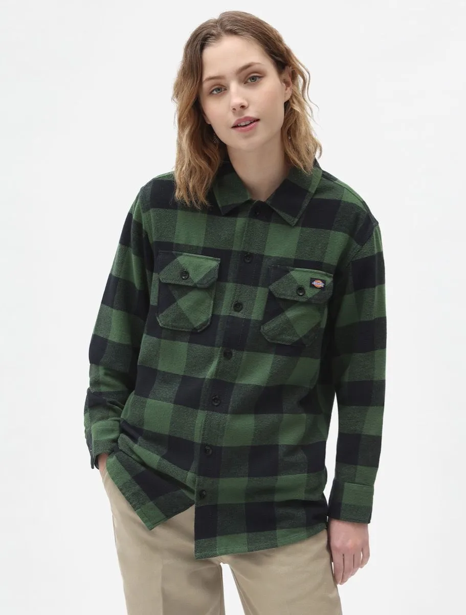 Dickies Unisex checked shirt New Sacramento DK0A4XDZPG pine green 