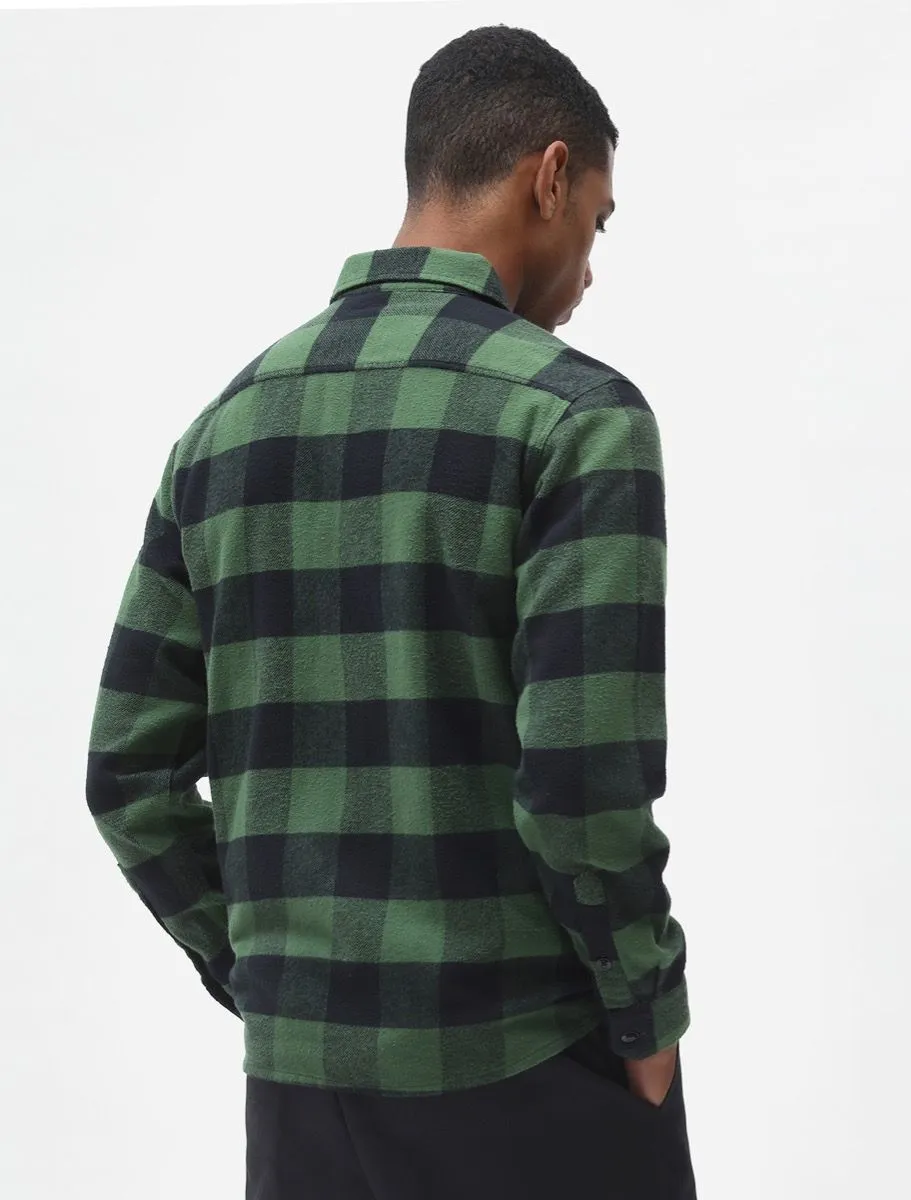 Dickies Unisex checked shirt New Sacramento DK0A4XDZPG pine green 