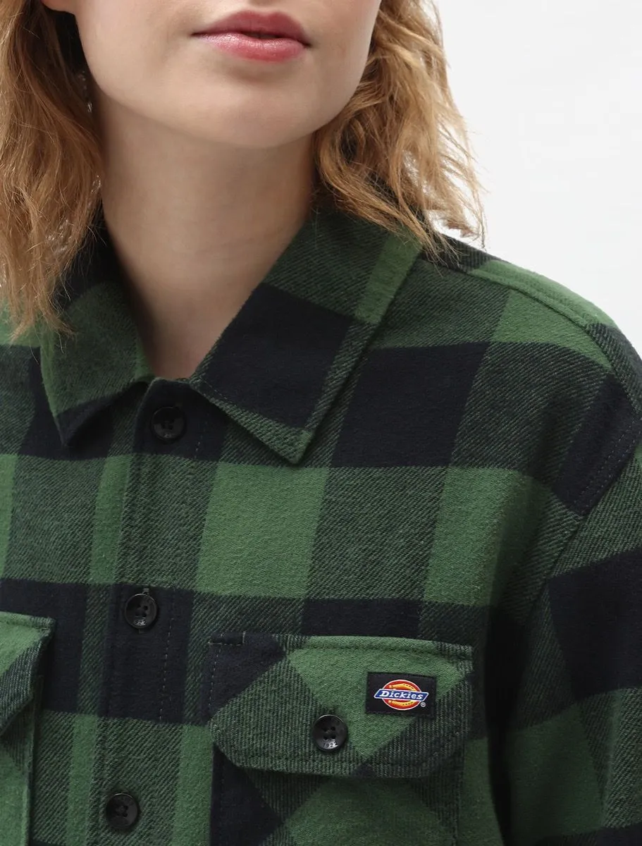 Dickies Unisex checked shirt New Sacramento DK0A4XDZPG pine green 