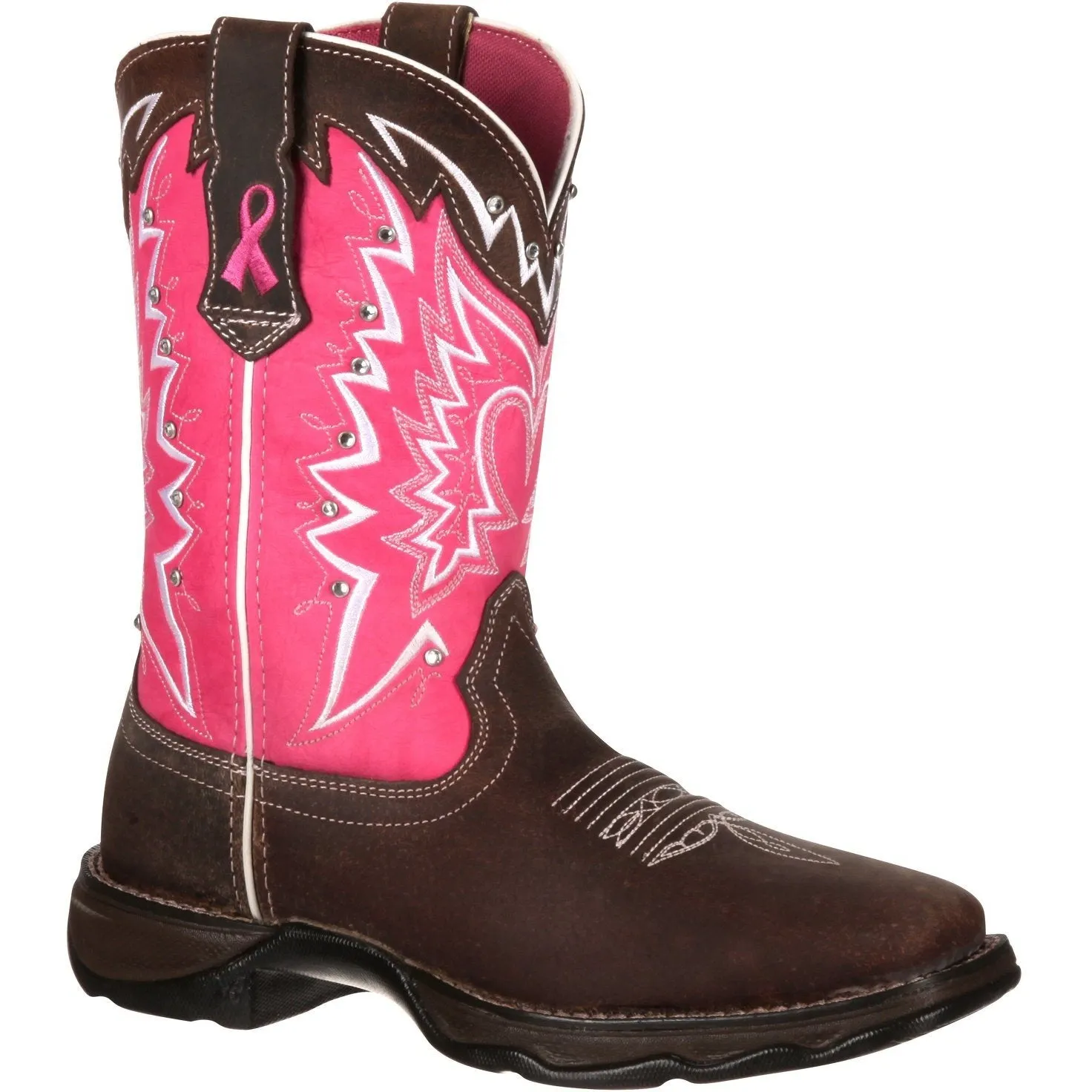 Durango Women's Benefiting Stefanie Spielman Square Toe Western Boot