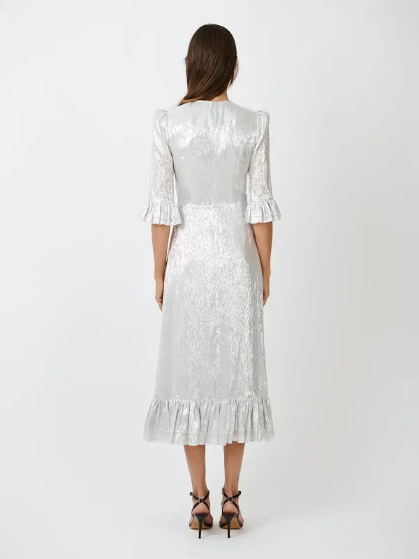 Falconetti Dress in Silver