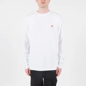 FOX HEAD PATCH REGULAR LS T-SHIRT WHITE