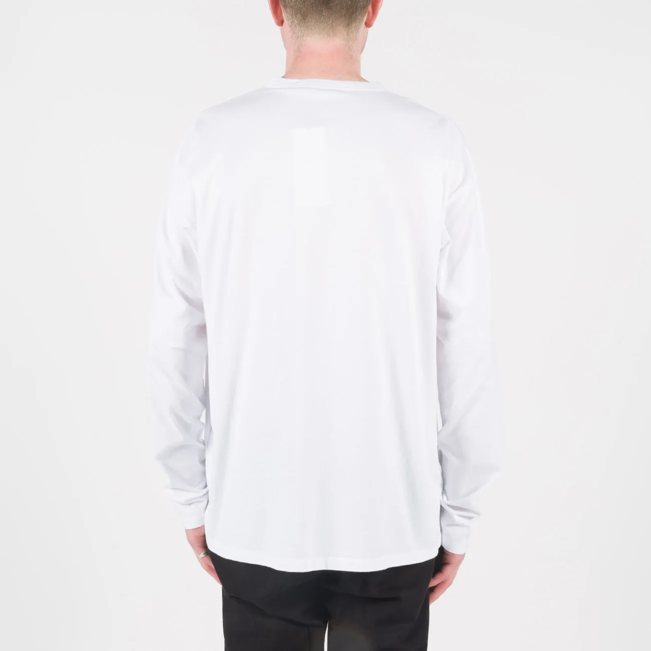 FOX HEAD PATCH REGULAR LS T-SHIRT WHITE