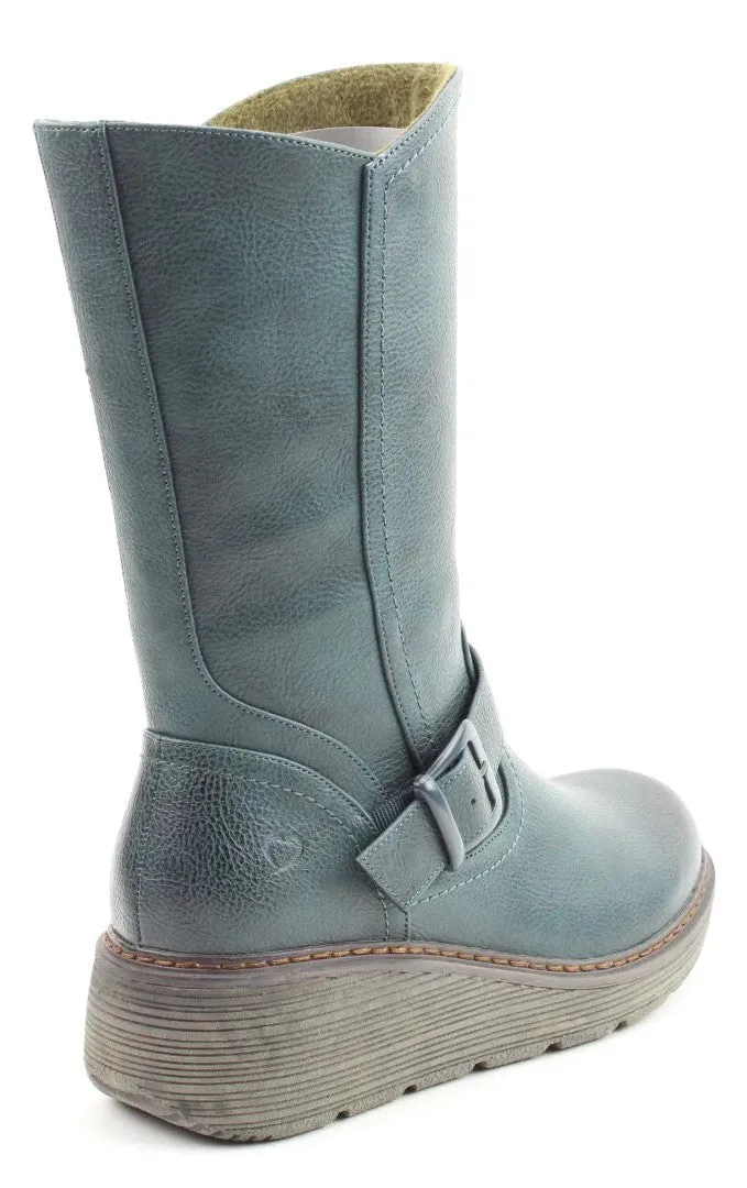 Heavenly Feet Almond Womens Mid-Calf Boot