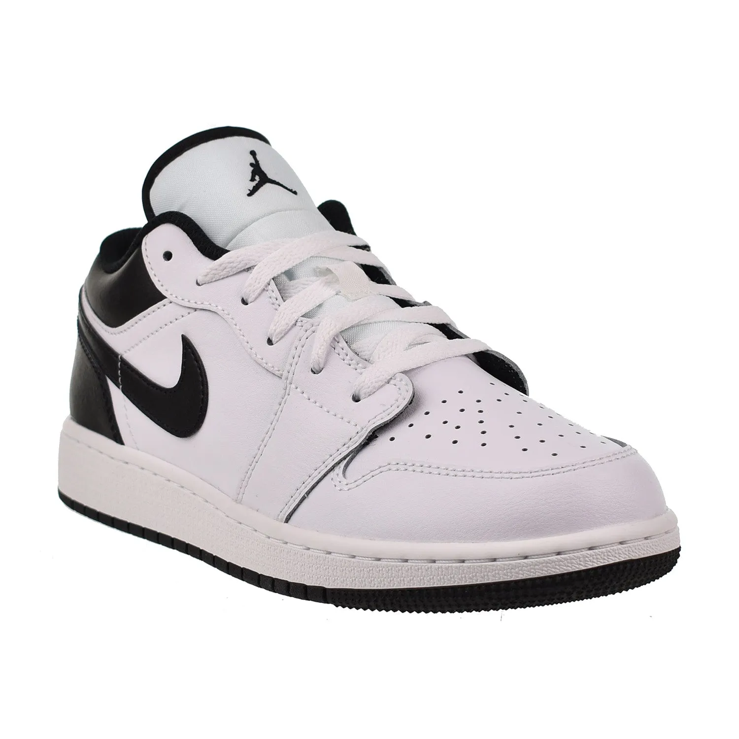 Jordan 1 Low (GS) Big Kid's Shoes White-Black