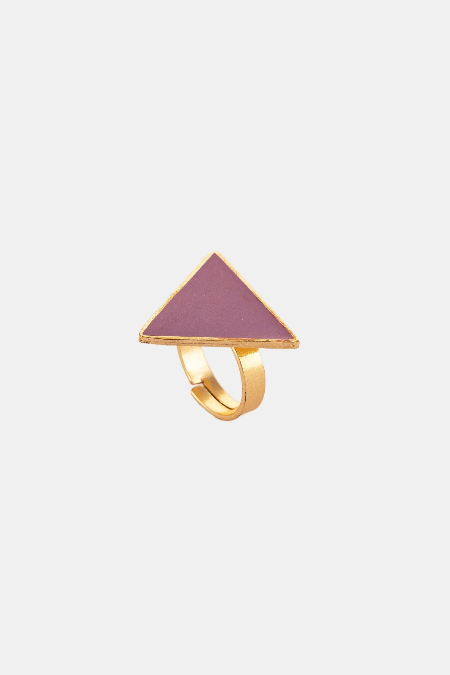 Lavender Stone Golden Ring