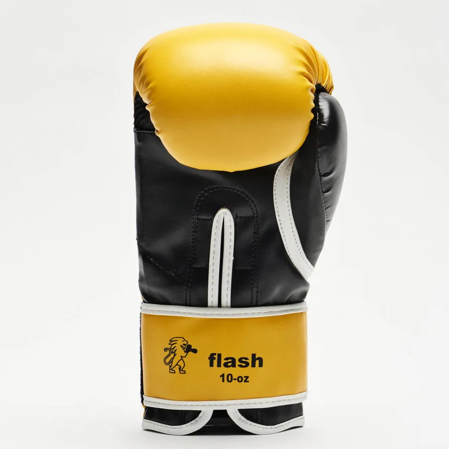 Leone Flash Boxing Glove GN083 10oz yellow 