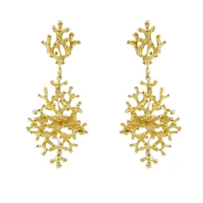 Lori Drop Coral Earrings