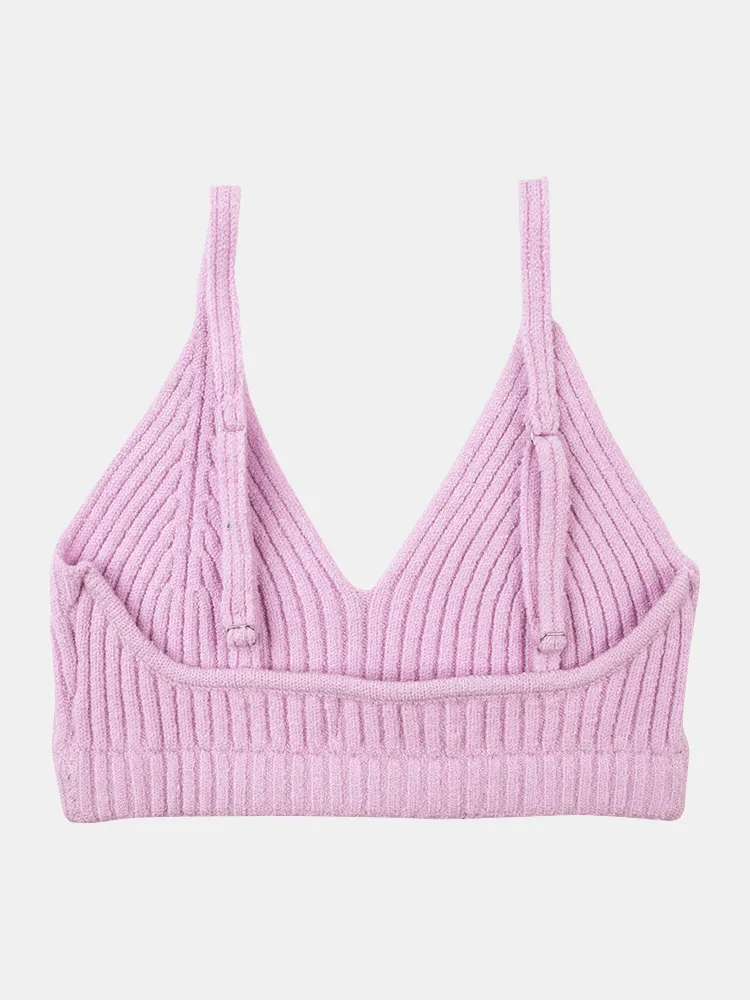 Lost In Nowhere Blossom Bralette - Purple