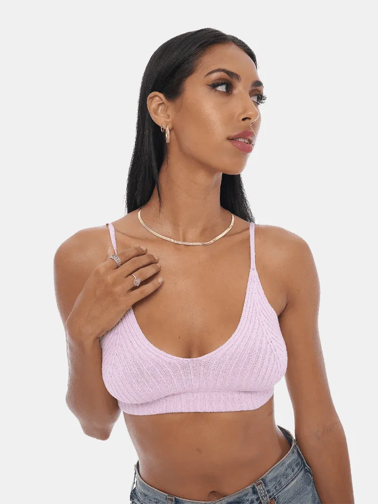 Lost In Nowhere Blossom Bralette - Purple