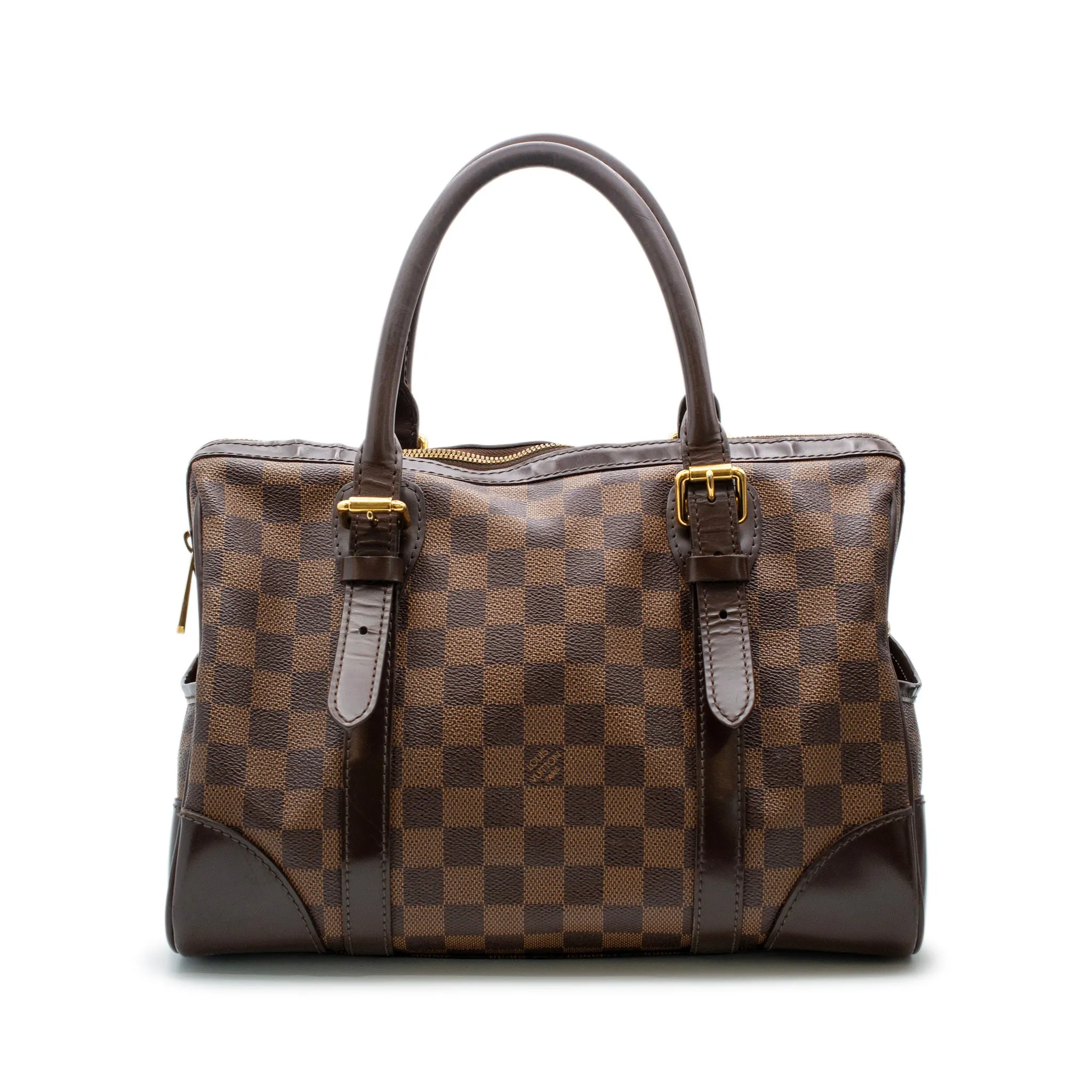 Louis Vuitton Berkeley Damier Ebene N52000 Ladies Leather Handbag