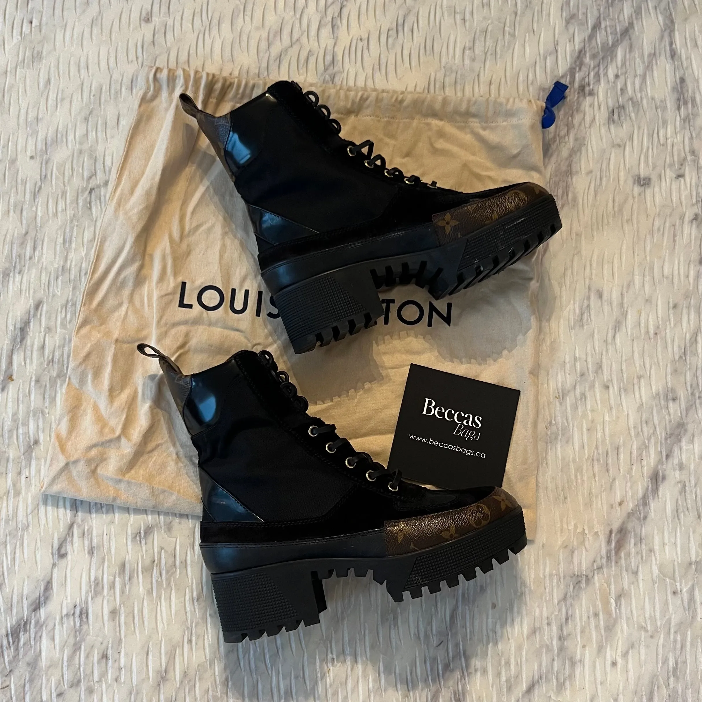 Louis Vuitton Platform Desert Boots