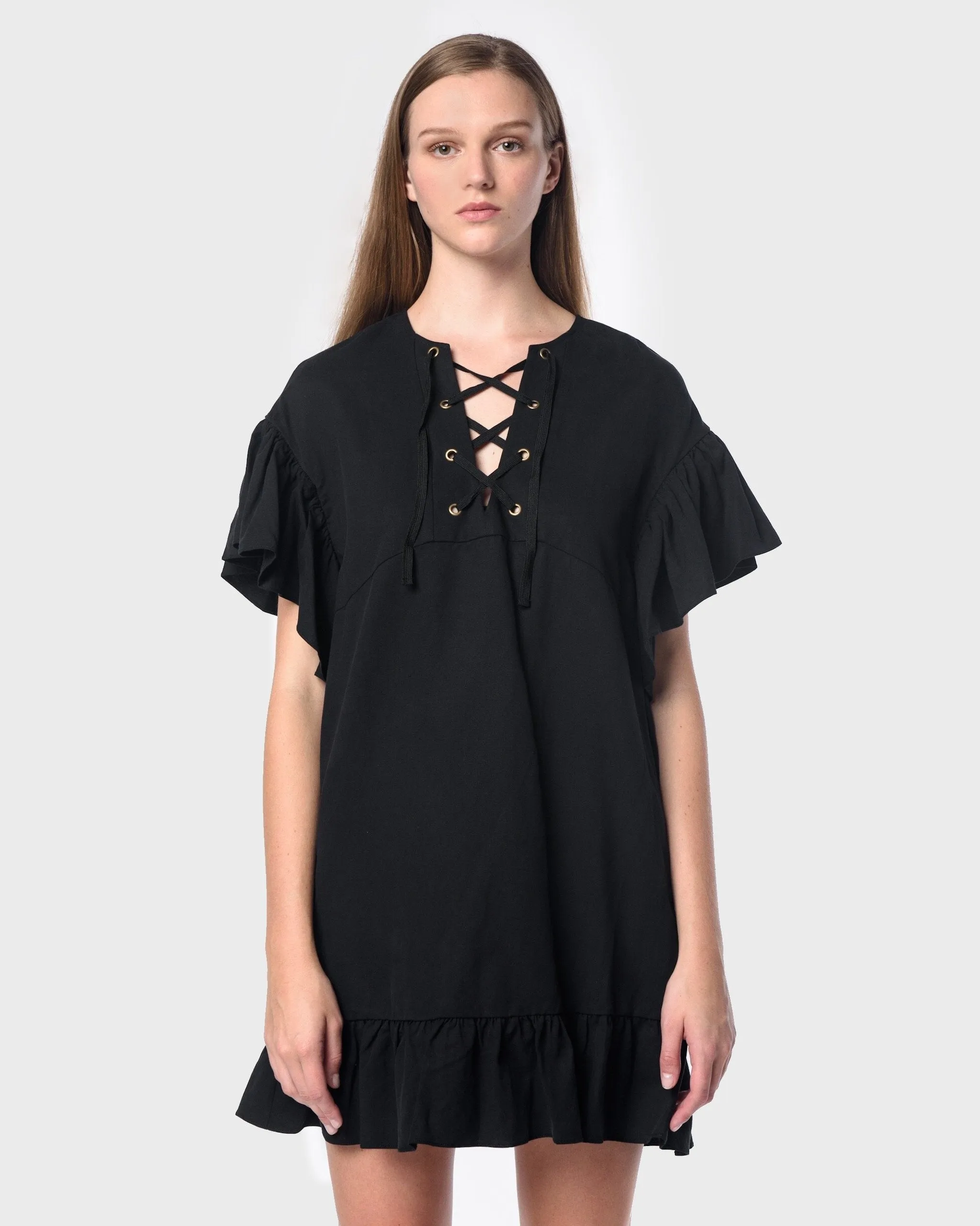 Marianne Dress in Noir