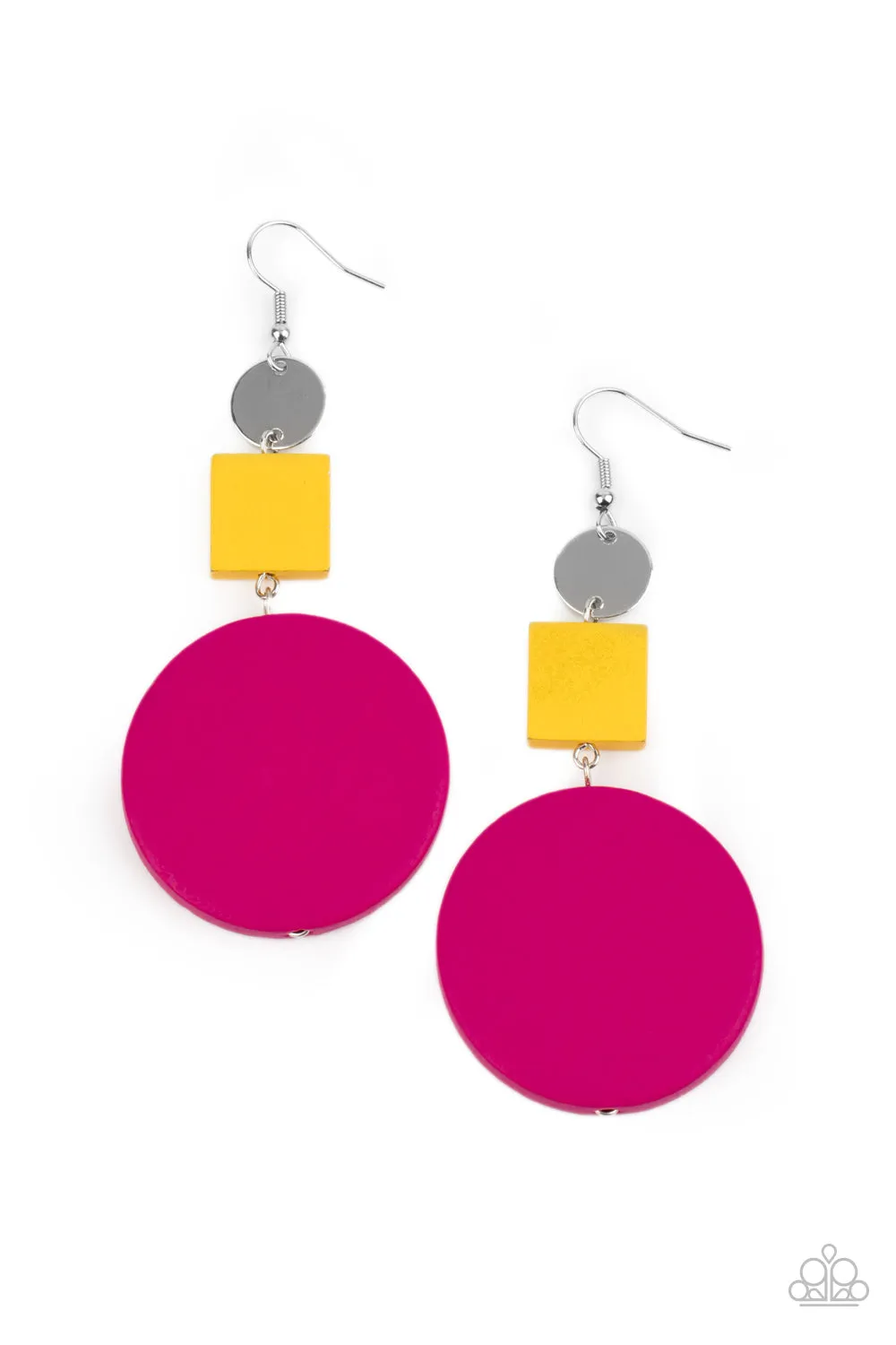 Modern Materials - Multi Paparazzi Earrings