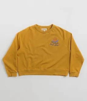 Mollusk Womens Snail Crewneck Sweatshirt - Mustard