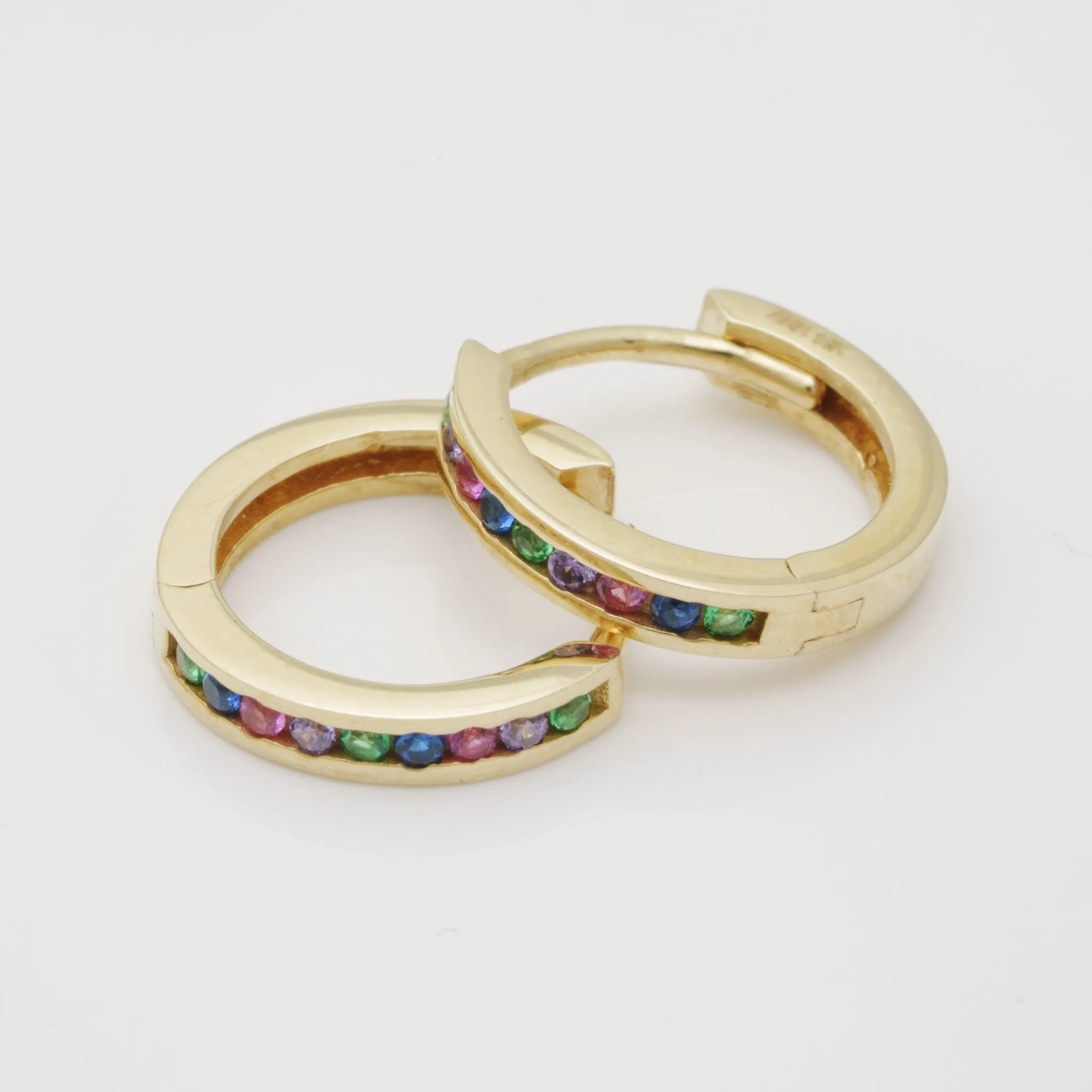 Multicolor Huggie Earring