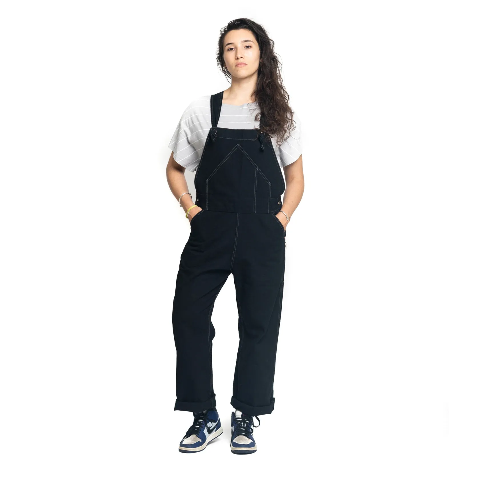 NEW! Overalls in Black by Utility Canvas